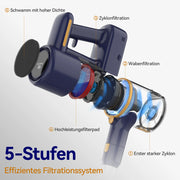 Cordless Stick Vacuum Cleaner - Stick Vacuum Cleaner - Vacuum Cleaner - Cordless Stick Vacuum Cleaner - Powerful Suction - 6 in 1 - 20Kpa - Lightweight - 200W - Cyclone Type