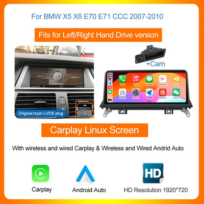Car Multimedia Speler – Auto Radio – Navigatiesysteem – Infotainment Systeem – DAB Speler – 10,25 Inch HD Touchscreen – Draadloze CarPlay & Android Auto - QUORE