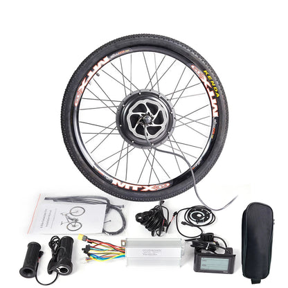 E-bike Ombouwset – Elektrische Fiets Motor – Hubmotor Kit – E-bike Wiel – Elektrisch Fiets Ombouw – 48V 1500W – 26 Inch Wiel