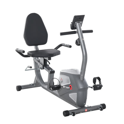 Ligfiets Hometrainer – Ergometer Fiets – Fitnessfiets – Trainingsfiets – Recumbent Bike – Verstelbaar Zitje Met Rugsteun – 8 Niveaus Magnetische Weerstand - QUORE
