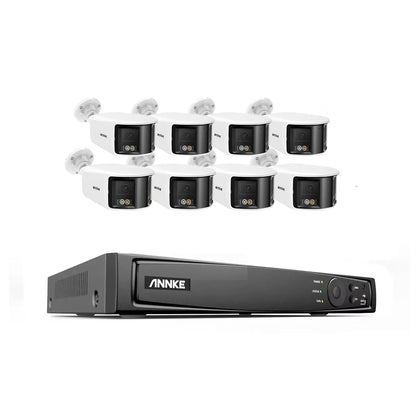 Beveiligingssysteem IP Camera – CCTV Camera – Bewakingscamera – Surveillance Camera – 8MP Ultra-HD Resolutie – 180° Panoramisch Beeld