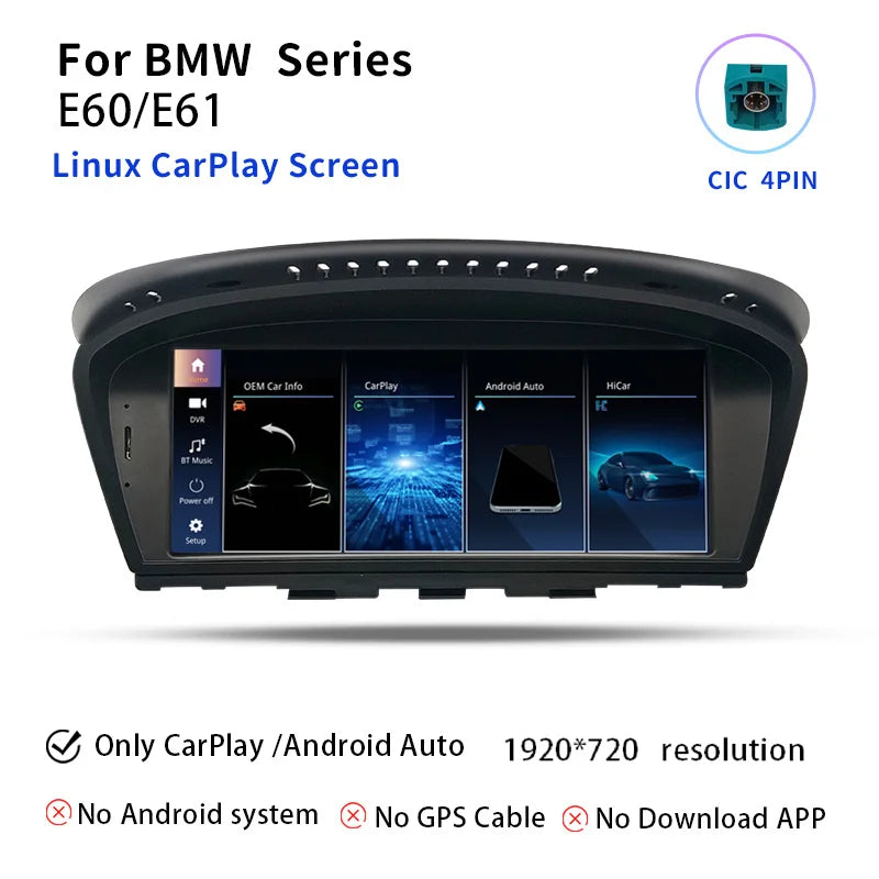 Autoradio – Multimedia Systeem – Navigatie Systeem – Inbouwradio – Auto Entertainment – 8,8 Inch HD Scherm – Android 14 & Draadloze CarPlay