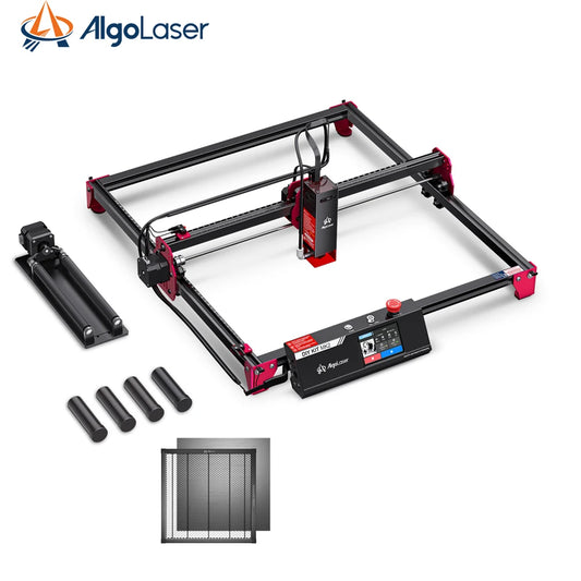 AlgoLaser AlgoOS Control DIY KIT MK2 10W Laser Engraver Cutter Machine 3.5Inch Touch Screen Engrave Stainless Steel Wood Acrylic