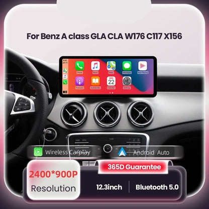 Carplay Autoradio – Multimedia Radio – Bluetooth Radio – Touchscreen Radio – Draadloos CarPlay – 12,3 Inch Scherm – 4 x 45W Versterker - QUORE