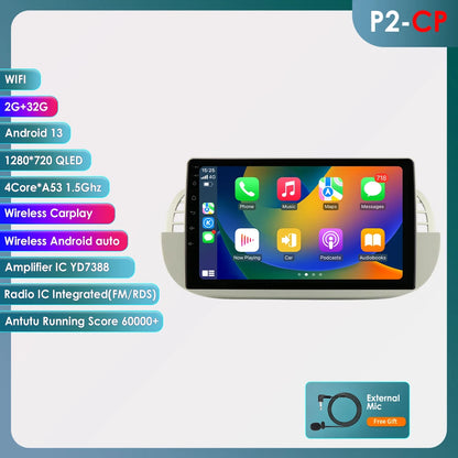 Autostereo – Autoradio – Multimediaspeler – Autoradio Android – Autoinfotainment – 9 Inch Touchscreen – Android Auto Draadloos CarPlay