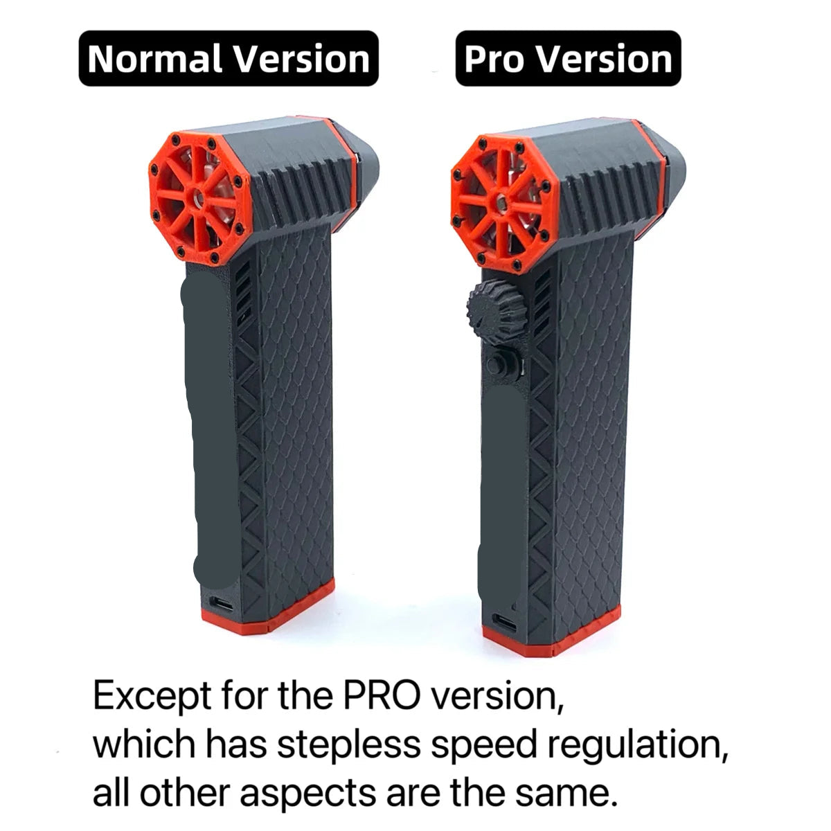 Turbo Fan - Luchtpistool - Stofblazer - Ventilator - Luchtblazer - 110000RPM - met 45m/s Windsnelheid - Borstelloze Jet Fan - Gecomprimeerde Luchtstofzuiger voor Computertoetsenborden en Elektronica - Zwart