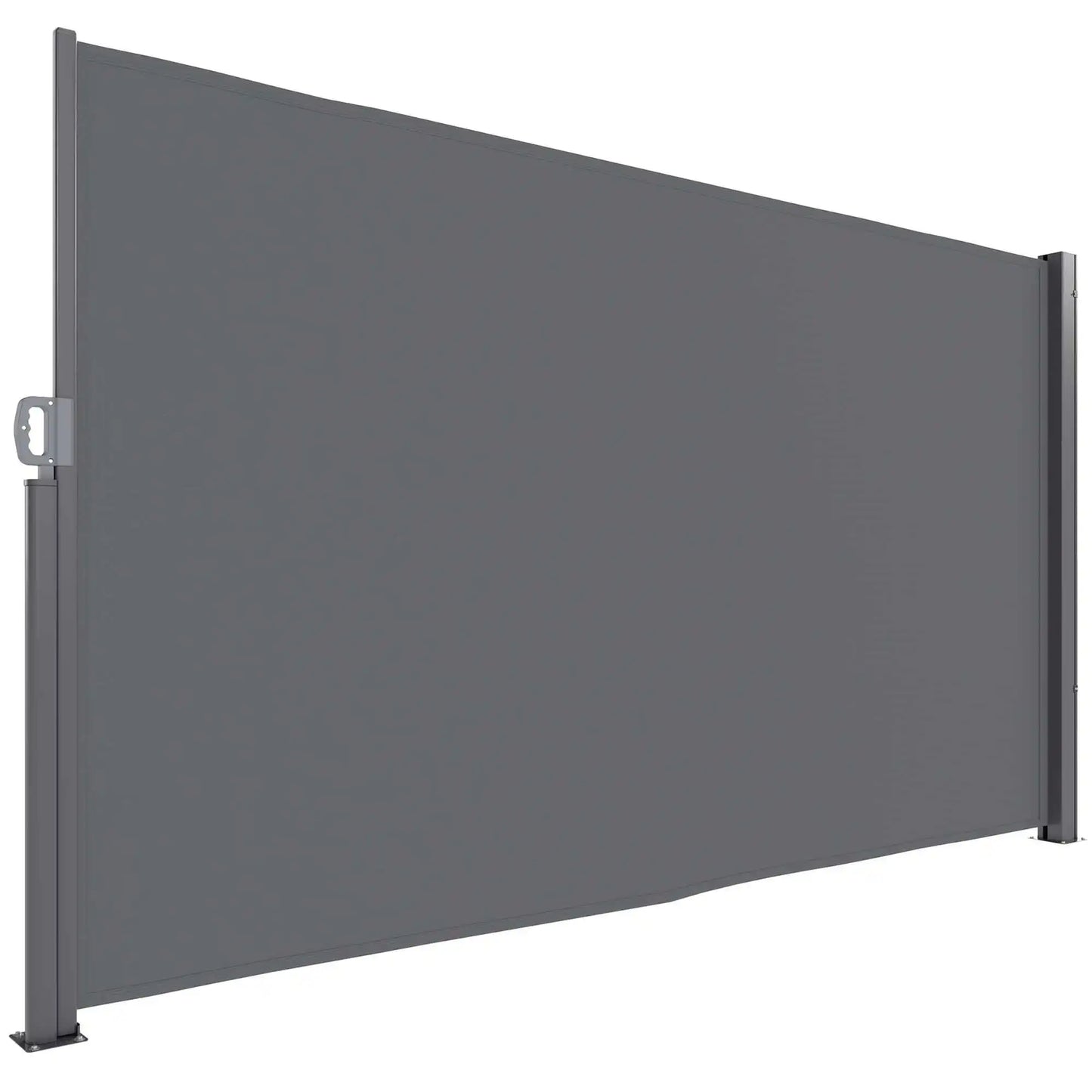 Uitschuifbaar Zijscherm – Balkon Scherm – Tuin Afsluiting – Buitenprivacy – Polyester Waterbestendig – Aluminium Frame