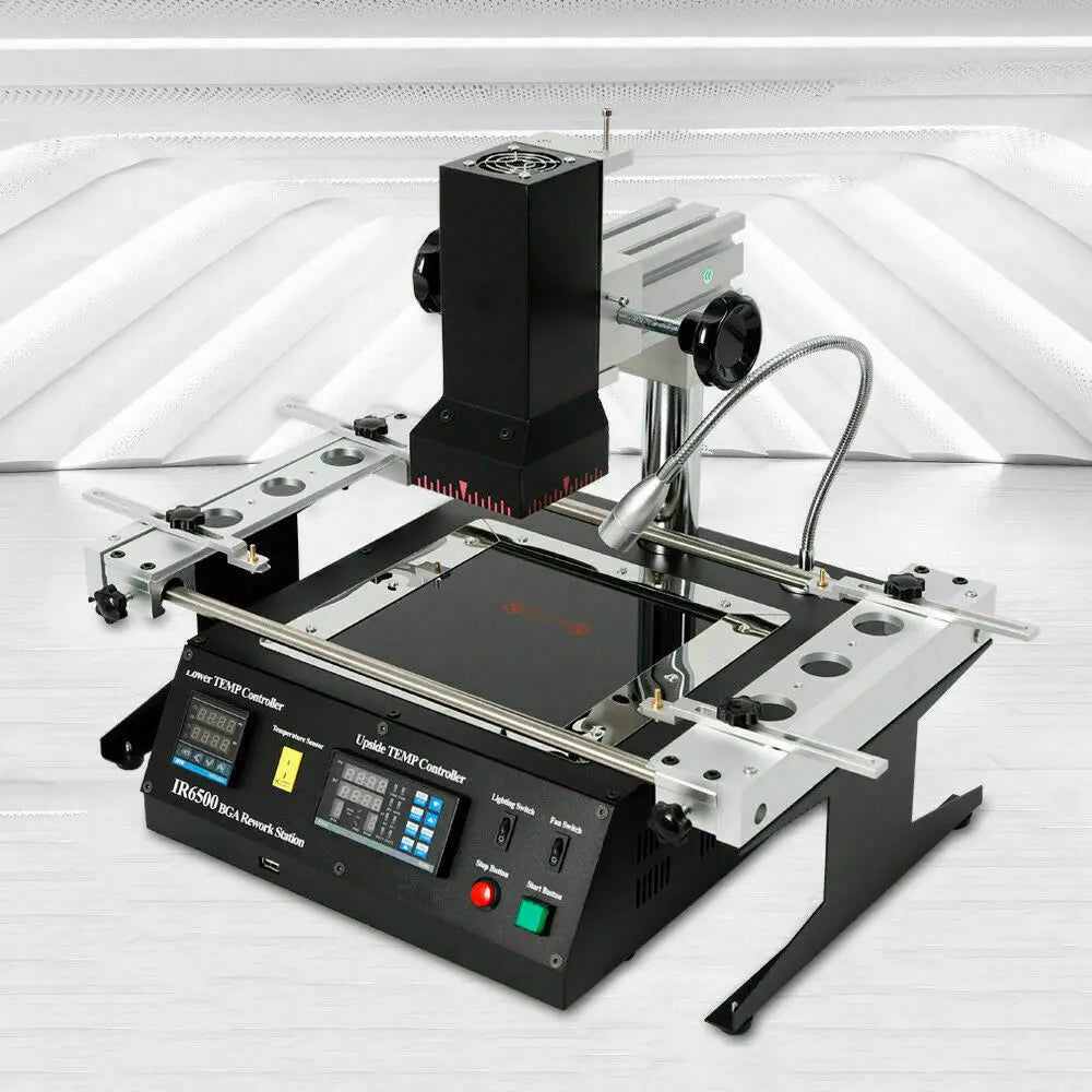 Soldering Station – BGA Rework Station –  Reparatie Station – Printplaat Herstel – Precisie Temperatuurcontrole – Dubbele Infraroodverwarming - Zwart - QUORE