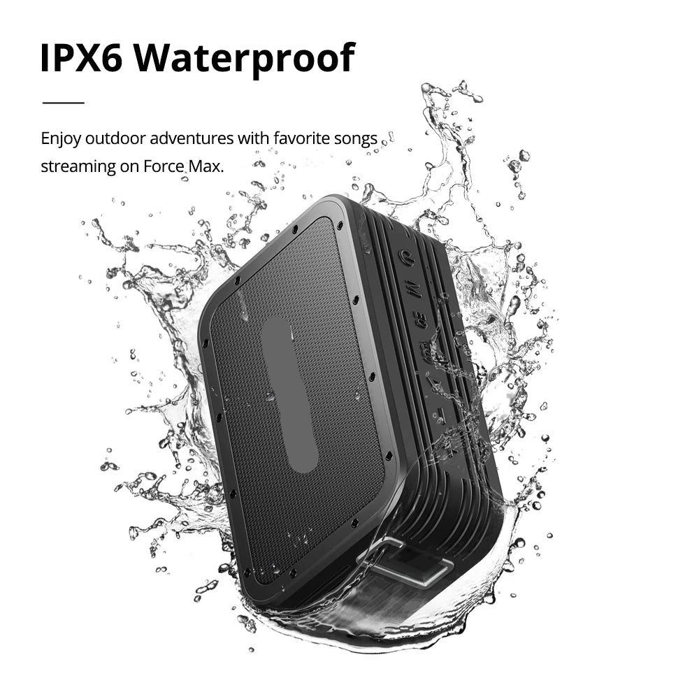 Speaker - Speaker Cables - Bookshelf Speaker - Speakers for PC - BT 5.0 - IPX6 - 80W- 15000mAh - Built-in Powerbank - Black