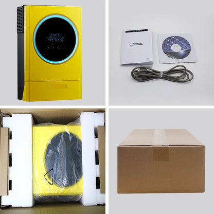 Hybrid Zonnestroomomvormer – Hybride Inverter – Zonnelader – Solar Omvormer – Energieopslagsysteem – 5600W Vermogen – Ingebouwde 120A MPPT Solar Charger