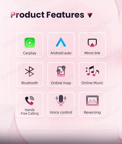 Draadloze CarPlay Adapter – Android Auto Interface – Bluetooth Interface – Mirror Link Module – GPS Navigatie Module – Voor Audi A8 2012-2018 7" – Plug & Play – Draadloze Connectiviteit