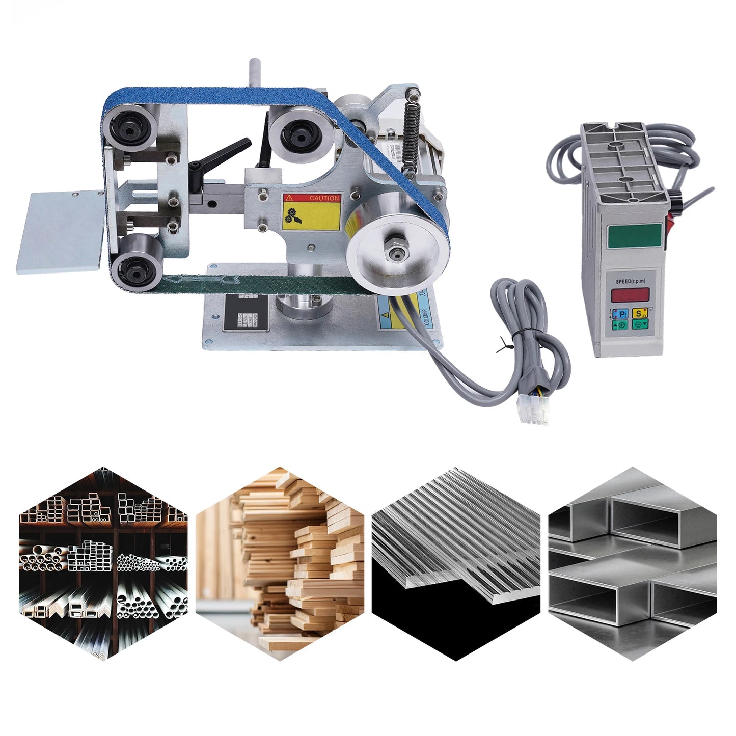 Bandschuurmachine – Bandschuur tool – Schuurmachine – Schuurapparaat – Borstelloze Motor – Traploze Snelheidsregeling - QUORE