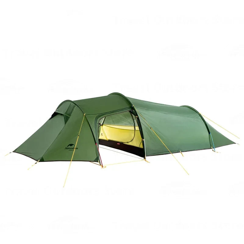 3-Persoonstunnel Tent – Lichtgewicht Tent – Kampeertent – Wandel Tent – Waterdicht Tot 3000 Mm – Aluminium Tentstokken