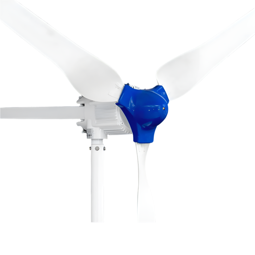 Windturbine - Windmolen - Windturbine Generator - Windenergie - 5000W - 24V - Met Alleen Windturbine - 3 Messen - Stille en Efficiënte Energieoplossing - voor Thuisgebruik - QUORE