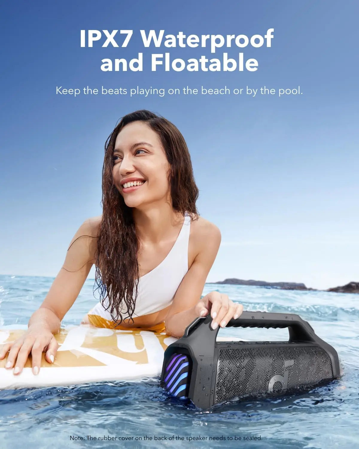 Outdoor Speaker – Draagbare Speaker – Bluetooth Speaker – Waterdichte Speaker – 140W Vermogen – IPX7 Waterdicht – 20 Uur Batterijduur - QUORE