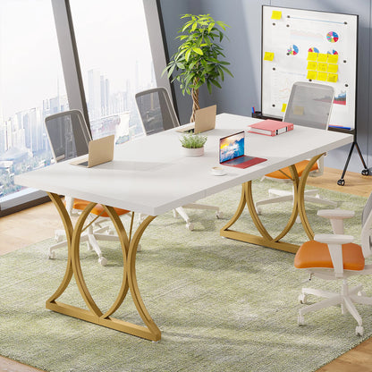 Bureau – Werkplek – Thuiswerkplek – Studietafel – Vergadertafel – Metalen Frame – Slijtvast MDF Werkblad