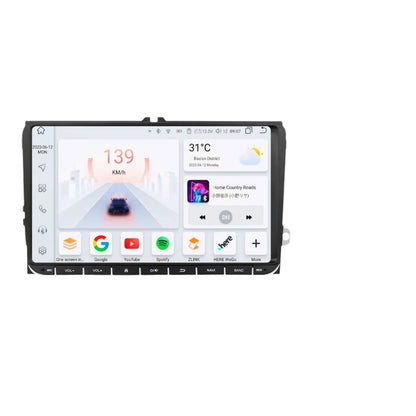 Auto Multimedia Speler - Voor VW Passat B6 T5 B7 B8 Golf 5 6 Caddy POLO T5 Touran - 1GB32GB - 8 Core - Carplay Scherm - Navigatiesysteem Auto - Multimedia Autoradio - Zwart