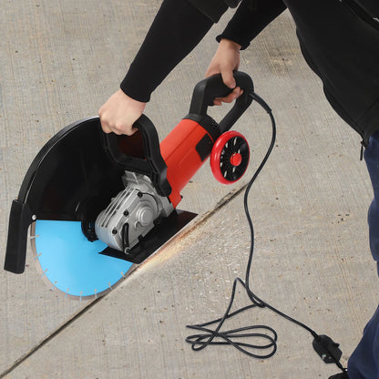 Betonschijfzaag – Elektrische Betonzaag – Betonzaagmachine – Sloophamer – Krachtige 4000W Motor – Watergekoeld Systeem