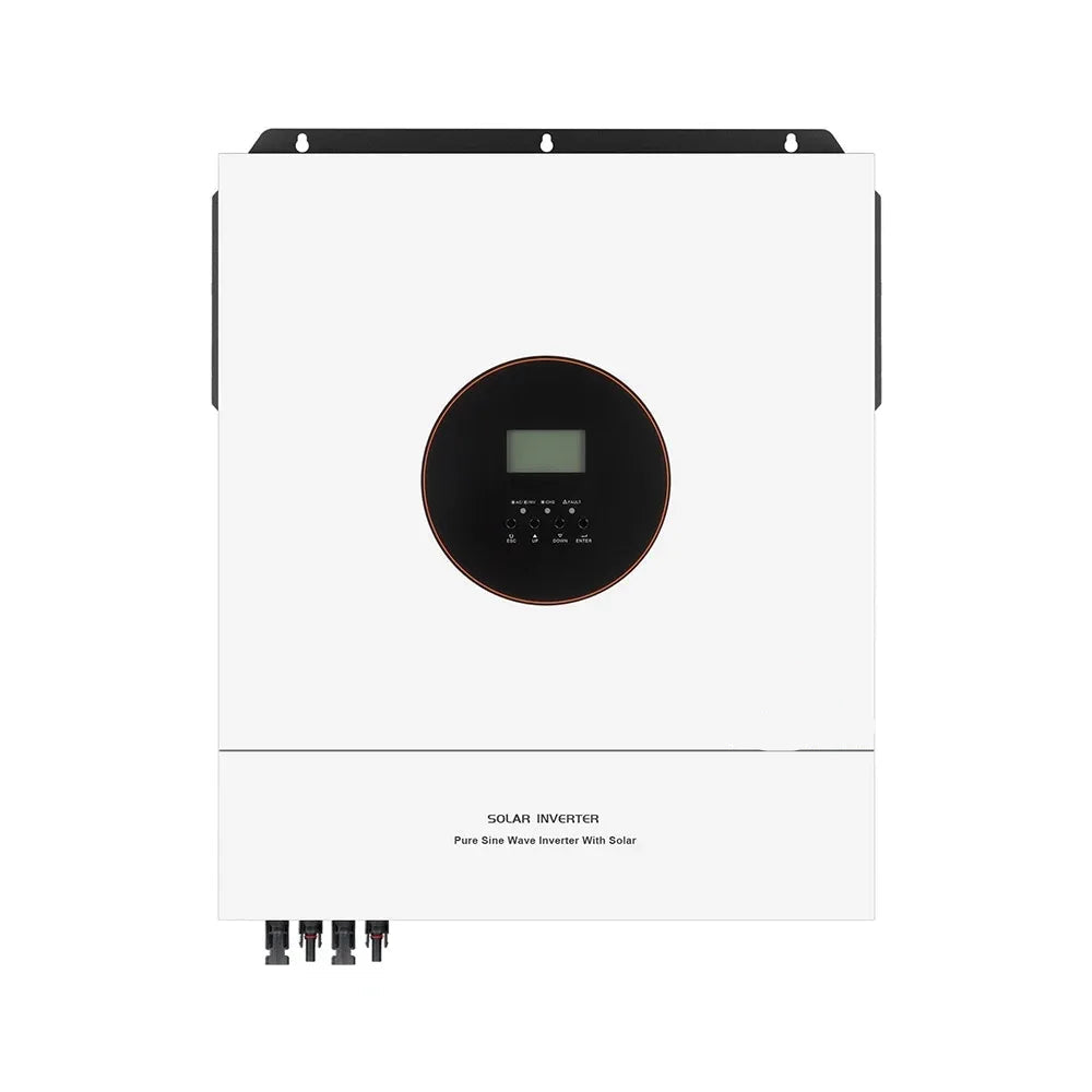 Hybride Zonnestroomomvormer – Zonne-omvormer – Inverter – Batterijlader – 11kW Vermogen – WIFI - Pure Sinusgolf Uitgang – Dubbele MPPT-invoer - QUORE