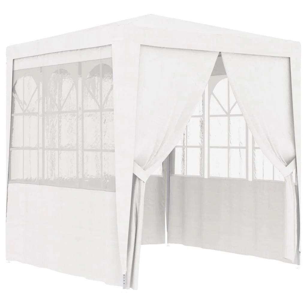 Paviljoen – Tuinpaviljoen – Partytent – Buitentent – Tuinent – Overkapping – Waterdicht – Robuust Stalen Frame - 2.5 x 2.5 m - Wit