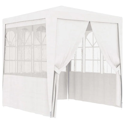 Paviljoen – Tuinpaviljoen – Partytent – Buitentent – Tuinent – Overkapping – Waterdicht – Robuust Stalen Frame - 2.5 x 2.5 m - Wit