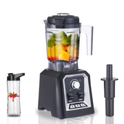 Slow Juicer - Juicer - Fruit and Vegetable Juicer - Juice Extractor - Heavy Duty - Commercial Grade - Timer Blender - Mixer - Juicer - Fruit Food Processor - Ice Smoothies - BPA FREE 2L Low Profile Jar - 39000RPM - 240V - 600ml