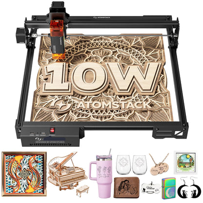 Lasergraveermachine – Lasersnijder – Graveermachine – Creatieve Laser – 410 X 380 Mm Graveeroppervlakte – 10-12W Nauwkeurige Laser