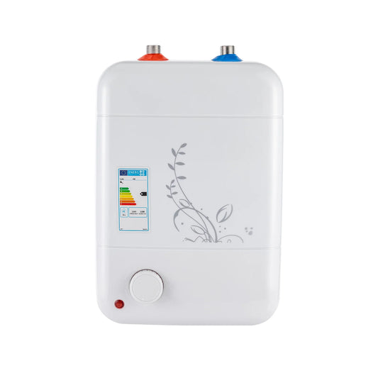 Onderbouw elektrische -  Doorstroomboiler -  Met temperatuurregelaar -Warmwaterapparaat voor -  Beperkte Ruimtes - 8L - 220V - Wit