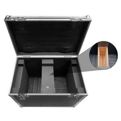 Flightcase 230W Beam Moving Head Licht – Flycase – Transportkoffer – Lichtkoffer – Beschermcase – 69x40x56 cm – Schokbestendig EVA Foam – Zwenkwieltjes Met Rem - QUORE