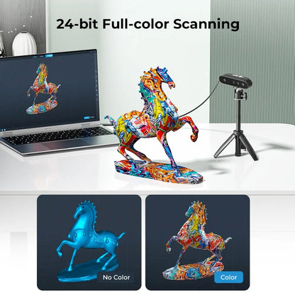 3D Scanner – 3D Scanning Apparaat – 3D Digitizer – 3D Model Scanner – 3D Scan Tool – Hoge Nauwkeurigheid 0,1 mm – Volledige Kleurweergave