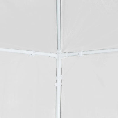 Tuinpaviljoen – Partytent – Tuintent –  Ontvangsttent – Marktkraamtent – Buitenoverkapping – Waterdicht PE – Roestvrij Stalen Frame - 3x3m - Wit