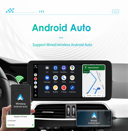Hizpo Carplay 4G AI Systems Android 13 Car Radio for Mercedes Benz C-Class W204  Multimedia Video Player GPS Autoradio Bluetooth