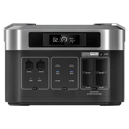 Draagbare Powerstation – Mobiele Energie – Noodstroom – Camping Accu – 3600W Output – Uitbreidbare 16kWh Batterij