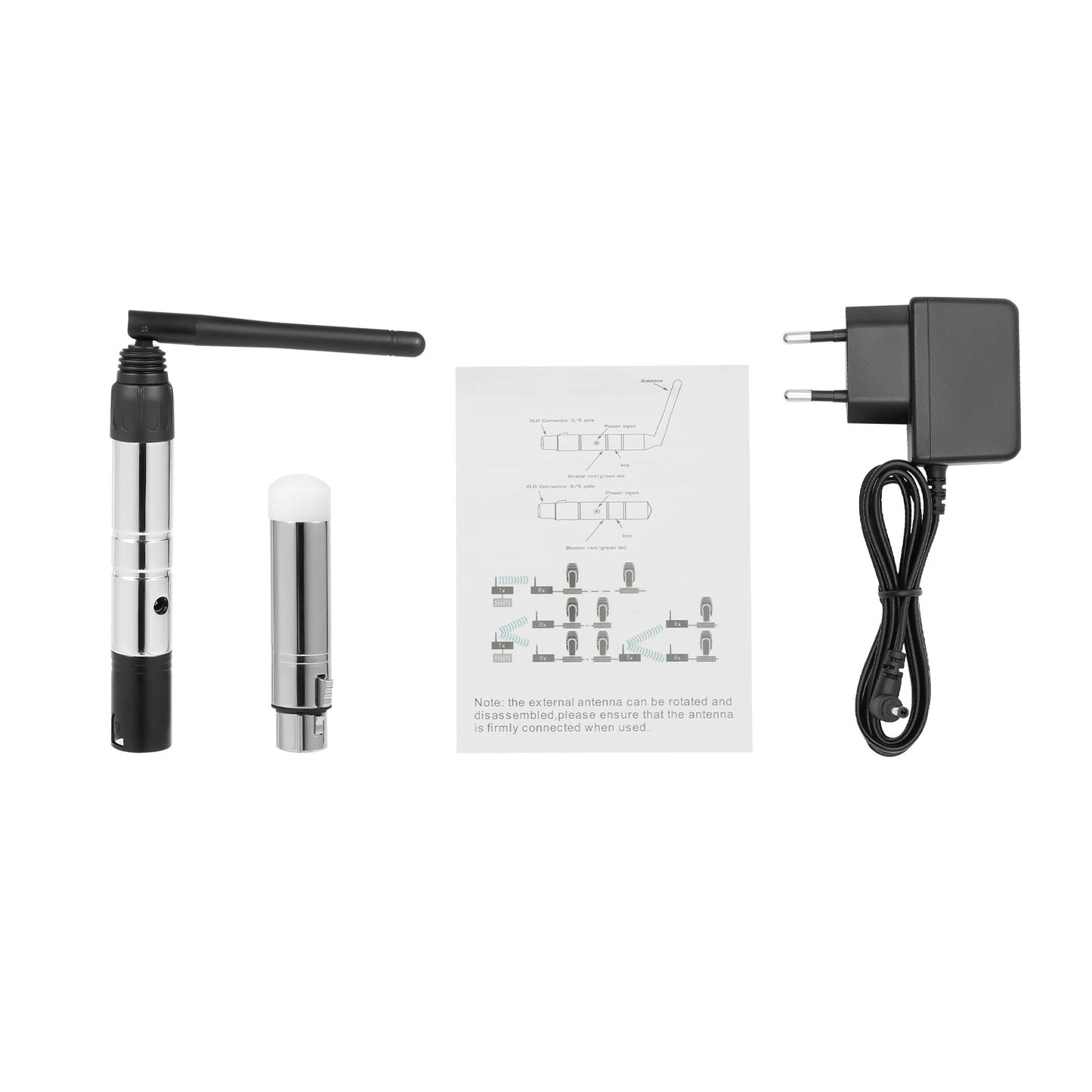 Draadloze DMX Controller – DMX512 Zender Ontvanger – Lichtsturing – Verlichtingscontroller – Podiumverlichting – 7 Onafhankelijke Netwerken – Zinc-Alloy Behuizing
