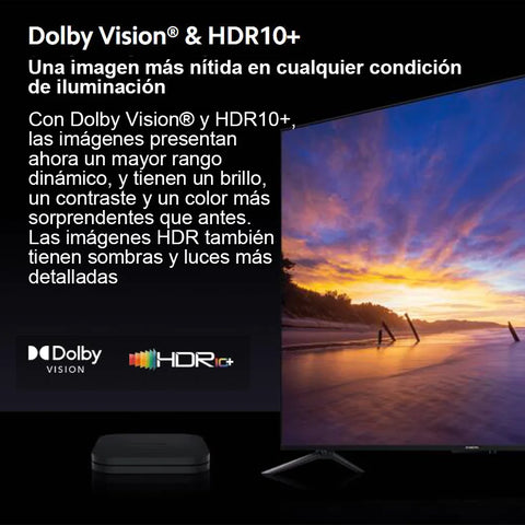 Xiaomi - TV Box Android - TV Box Android 4k wifi - TV Box - Media Player 4K Ultra HD Google TV Dolby Vision HDR10+ - Mi TV Box S 2nd Gen-EU