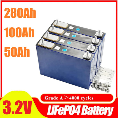 12V LiFePO4 Accu – Lithium Accu – Camper Accu – Zonne-Accu – Boot Accu – 100Ah Capaciteit – Lichtgewicht Design