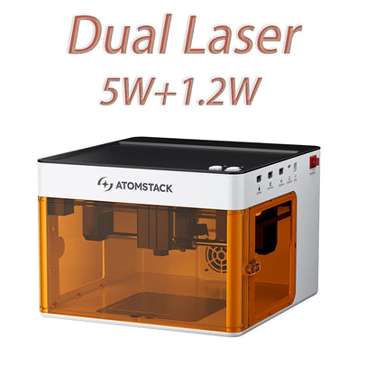 Atomstack 5W Mini Laser Engraver Portable Small Laser Engraving Cutting tool Machine DIY for Logo Wood leather Acrylc Beginner - QUORE