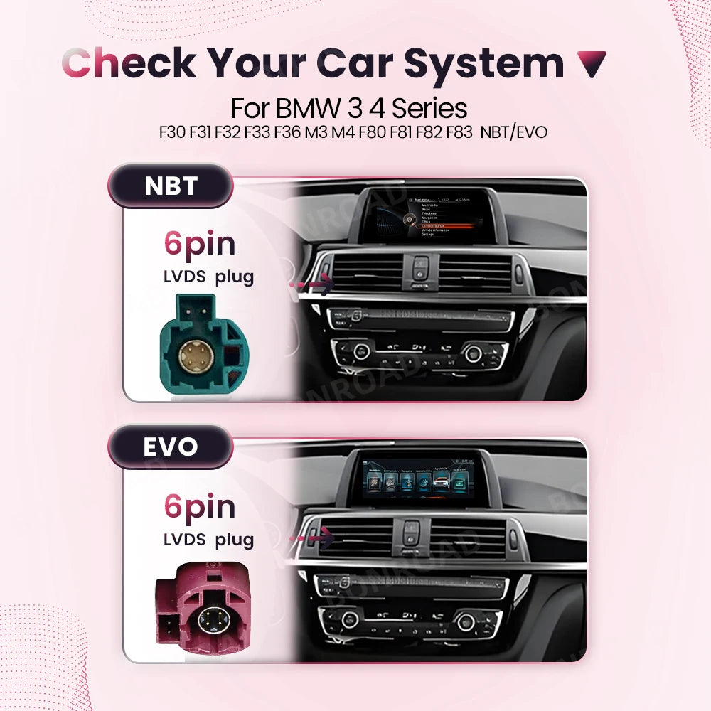 Multimediasysteem BMW 3/4 Serie – Android Autoradio – Touchscreen Navigatie – Draadloze CarPlay – Handsfree Systeem – 14,9 Inch HD Display – Android 13 Met 8GB RAM