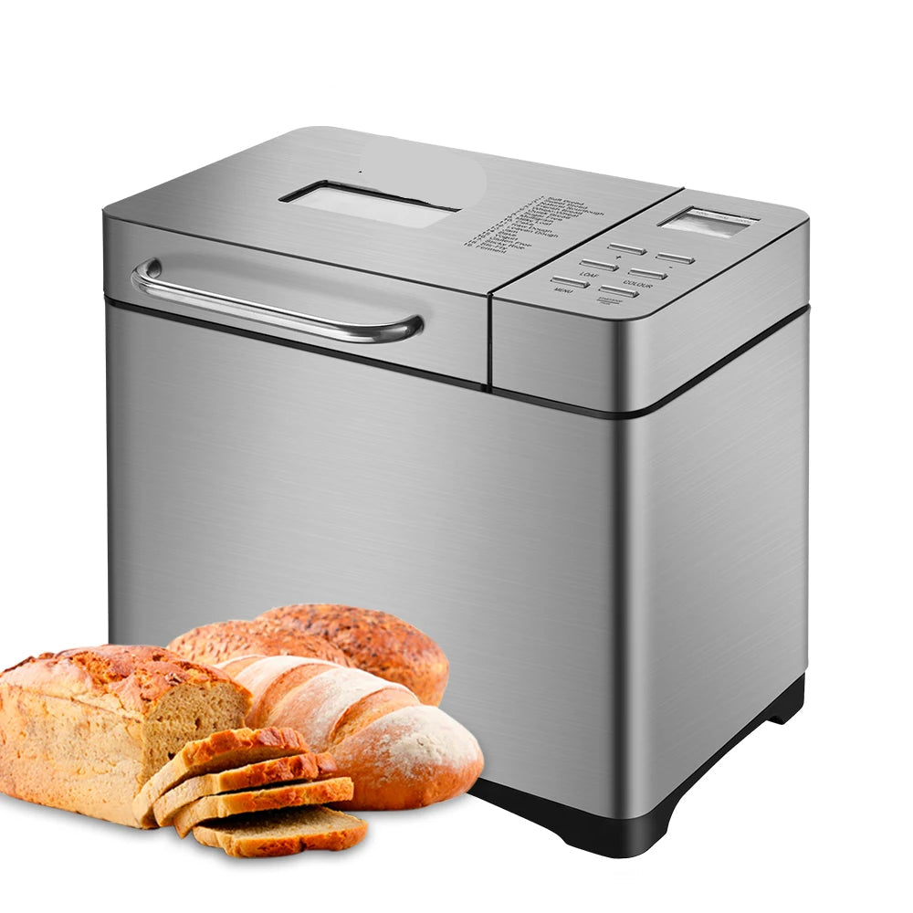 Broodbakmachine - Broodmachine - Brood Maker Machine - 19-in-1 - Automatische Broodbakmachine - 650W - LCD Display - Fruit- & Notendispenser