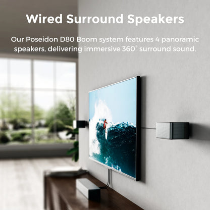 Soundbar – Luidspreker – Home Cinema – Audio Systeem – Surround Set – 7.1 Kanaals Dolby Atmos – Draadloze Subwoofer Met 500W