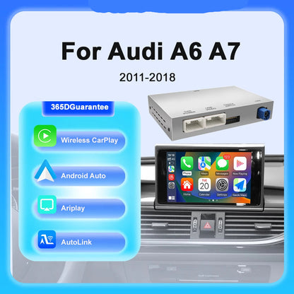 Wireless CarPlay Adapter – Android Auto Interface – Bluetooth Module – Mirror Link Connector – GPS Navigatie Ondersteuning – Draadloze Connectiviteit – Plug-and-Play Installatie - QUORE