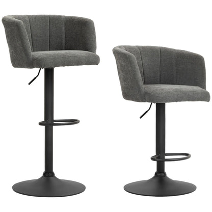Barstoelen – Barkrukken – Hoge Stoelen – Keukenstoelen – Bistrostoelen – Verstelbare Hoogte – 360° Draaibaar