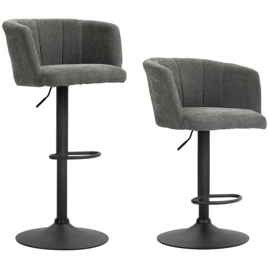 Barstoelen – Barkrukken – Hoge Stoelen – Keukenstoelen – Bistrostoelen – Verstelbare Hoogte – 360° Draaibaar