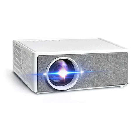 Alincoo - E700 - Beamer - Projector Beamer - Mini Meamer - 4k - Full HD 1080P - 1920x1080dpi - Automatische focus - 5G - met WiFi - 28000 Lumens - Wit