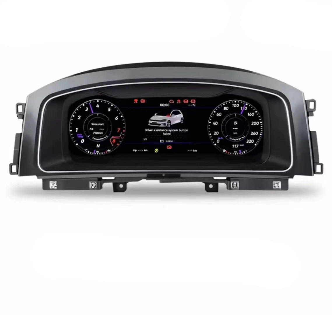 Instrumentenpaneel – Digitaal Dashboard – Schakelpaneel – Cockpitpaneel – Bedieningstableau – 12,3 Inch HD IPS Scherm – Snelle 1,5 GHz Processor - QUORE