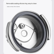 Snelkookpan - 1.6L - antiaanbakpan - Roestvrij staal - Kunststof handvat - Zilver