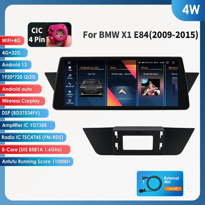 Multimedia Autoradio – Android Radio – Auto Stereo – Navigatiesysteem – Touchscreen Autoradio – 10,25 Inch Scherm – Android 13 Besturingssysteem – 4G WiFi Connectiviteit