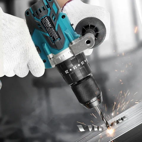 Borstelloze Elektrische Slagmoersleutel - 20V Batterij - Koppel 115NM - Biedt Krachtige Prestaties En Duurzaamheid Voor Professionele En Doe-Het-Zelf Klussen - QUORE