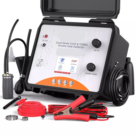Automotive Mistmachine - Auto Rooklekdetector  - EVAP Lekdetectie - Vacuüm Tester - 12V - 0.44-0.5 psi - Diagnostische Tool - Turbo Lektest - Diagnostische Analyzer met Geïntegreerde Luchtpomp - voor Auto's