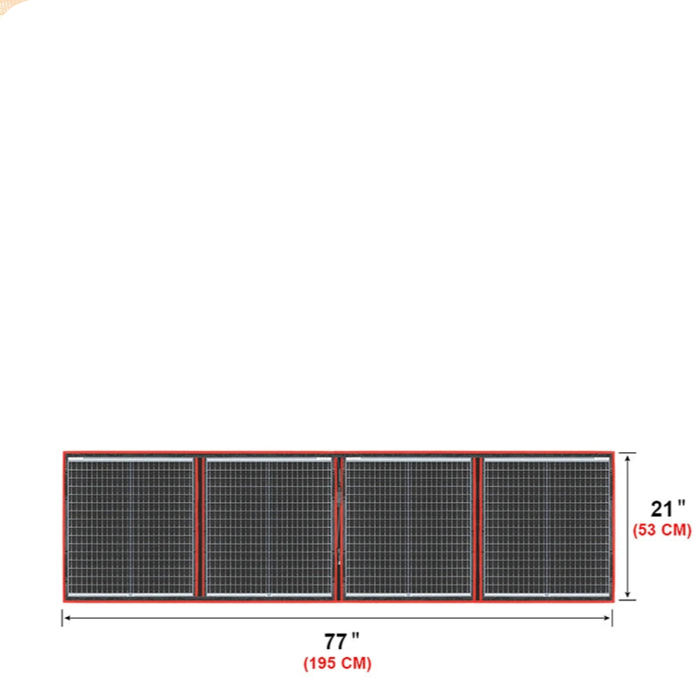 Zonnepaneel - Opvouwbaar Zonnepanelen - Zonneenergie - Sun Power - 160W - Draagbare Zonne-energie Oplader - Outdoor & Camping – Hoge Efficiëntie - QUORE